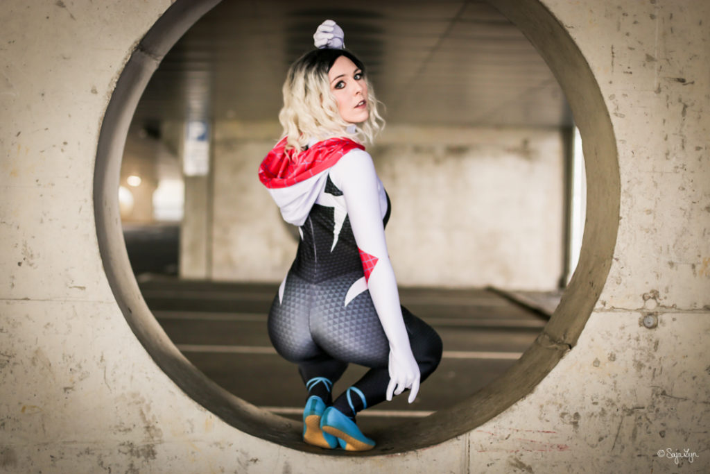 Spider-Gwen Gwen Stacey Spiderman Cosplay SajaLyn
