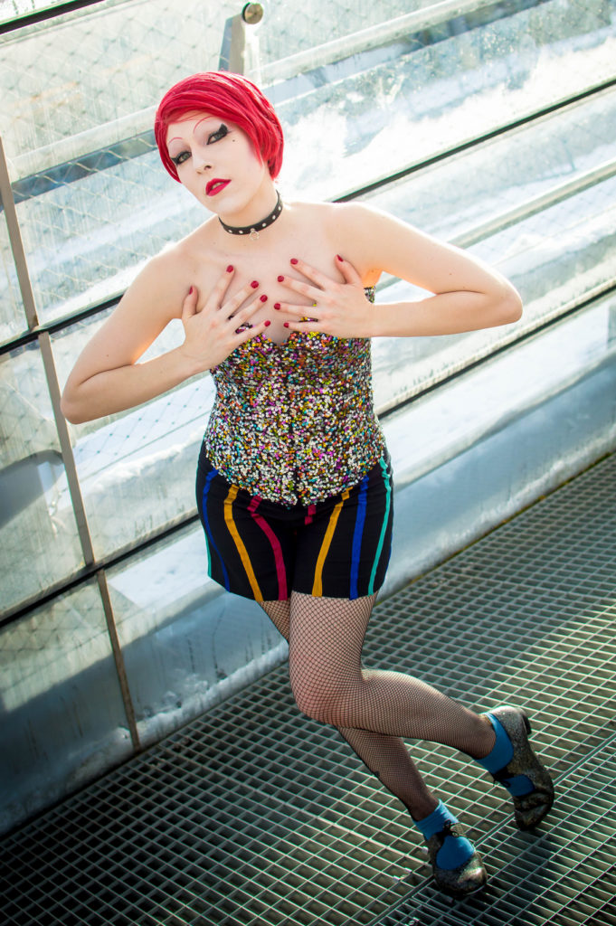 Columbia The Rocky Horror Picture Show Little Nell Cosplay Sajalyn