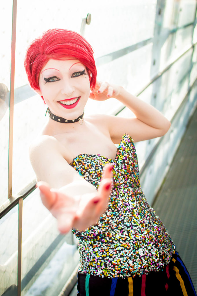 Columbia The Rocky Horror Picture Show Little Nell Cosplay Sajalyn