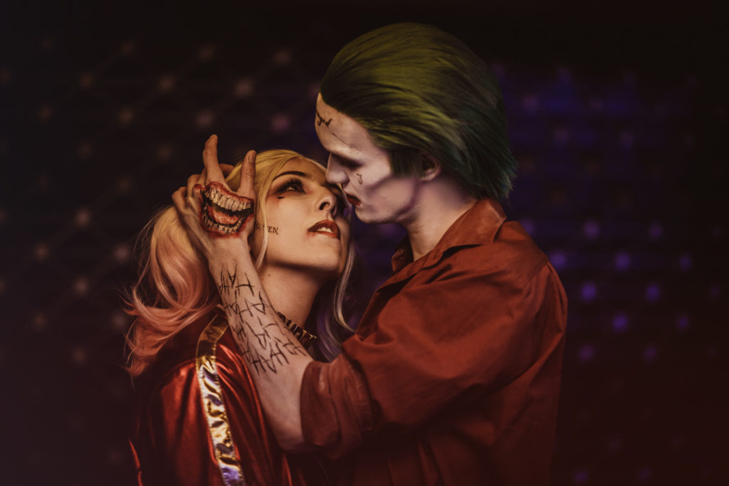 Harley Quinn Joker Cosplay Suicide Squad SajaLyn
