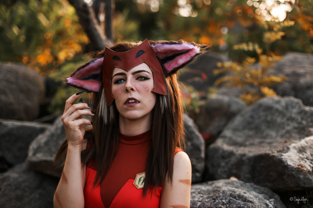 SajaLyn Cosplay Catra She-Ra Shera Wig Ear Ohren Perücke Tutorial