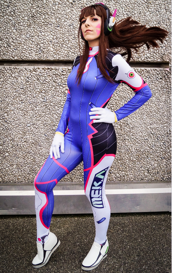 Dva Hana Song Overwatch Cosplay Costume Kostüm