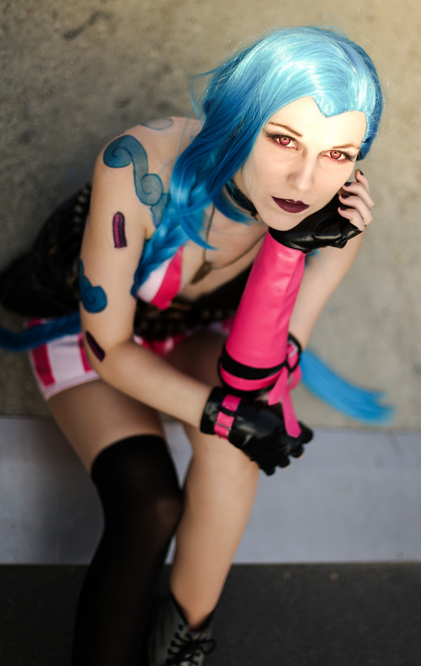 Jinx Classic League of Legends Cosplay Kostüm