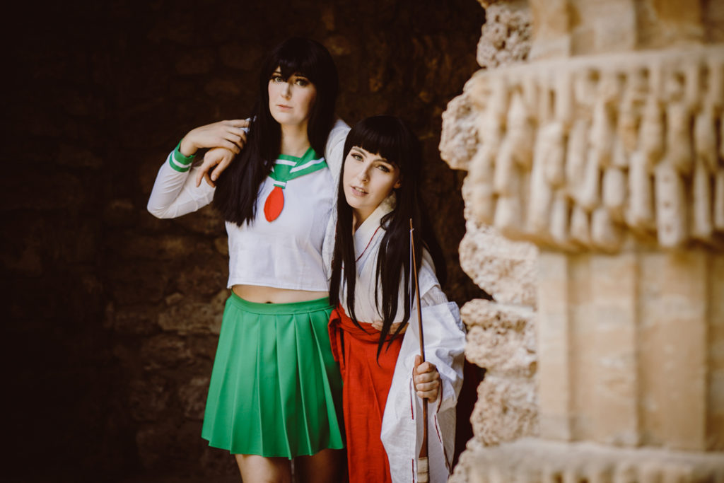 SajaLyn Cosplay InuYasha Kagome Kikyo