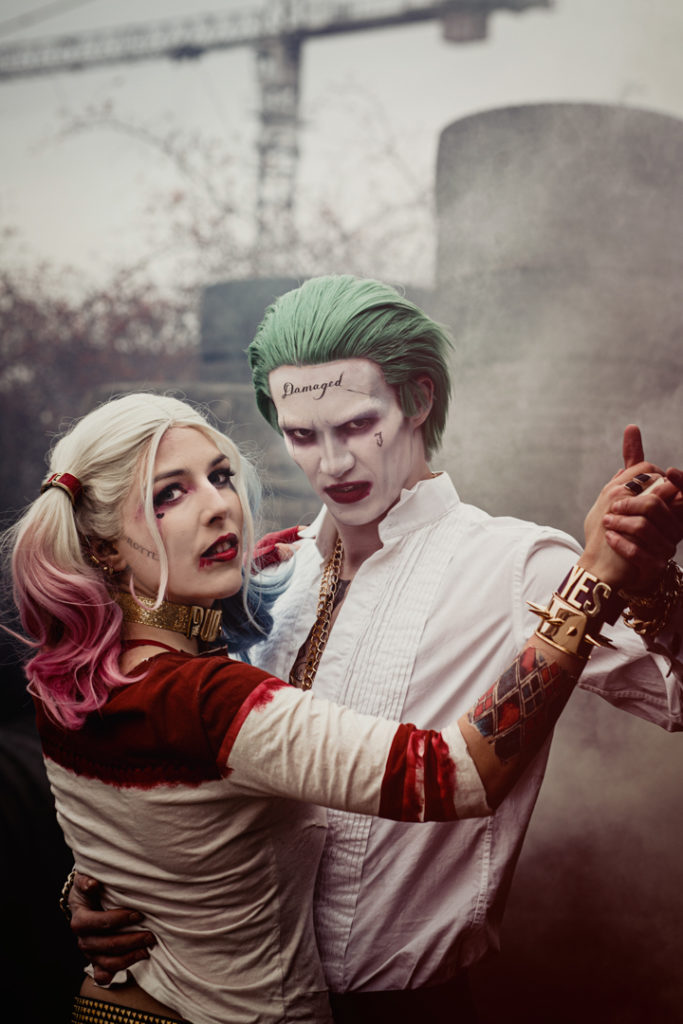 Harley Quinn Joker Cosplay Suicide Squad SajaLyn