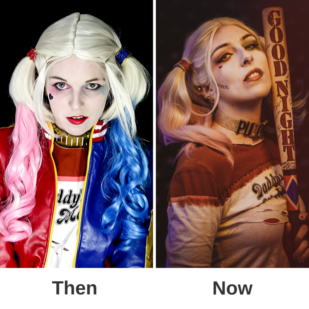 Cosplay SajaLyn Harley Quinn Suicide Squad Kritik Glow Up Margot Robbie